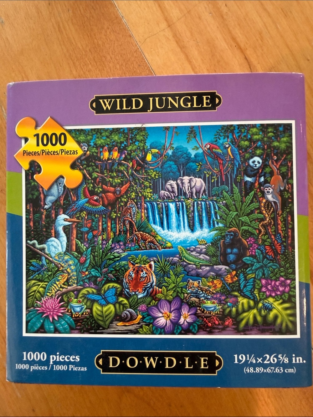 Dowdle Wild Jungle 1000-Piece Puzzle — Purple & Multicolor